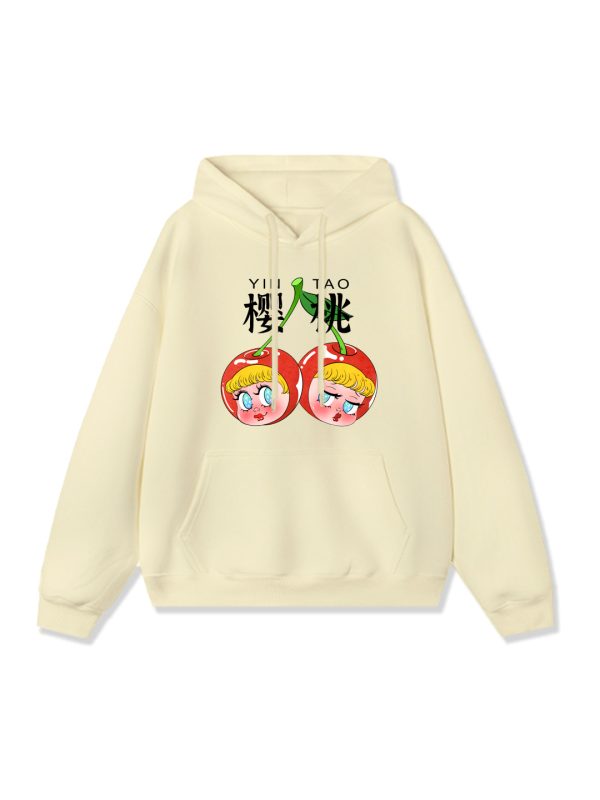 樱桃 Yintao Hoodies - Image 4