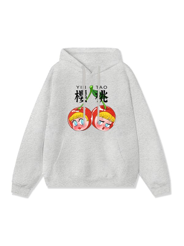 樱桃 Yintao Hoodies - Image 3