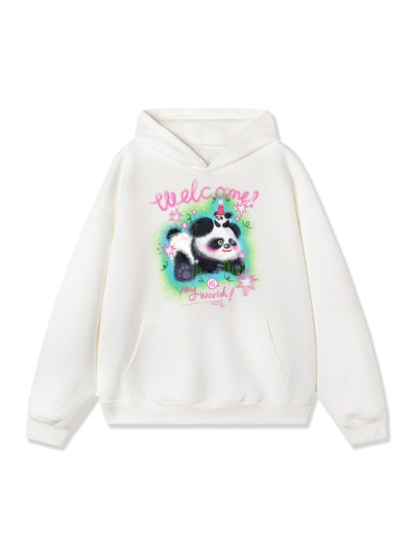 Pink Panda Hoodies