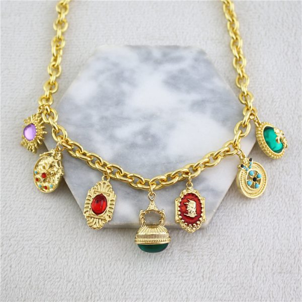 Electroplated Vintage Baroque Minimalist Accessories - Image 2